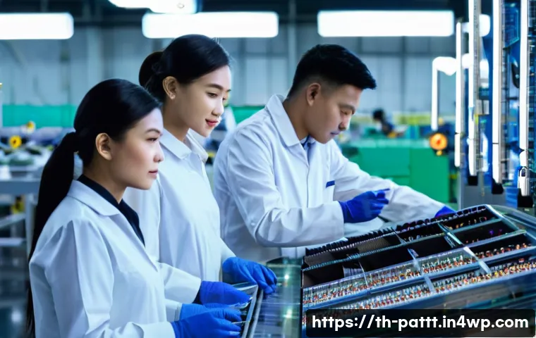 대안경제 모델과 비즈니스 모델 혁신 - **Circular Economy in a Modern Thai Manufacturing Hub**
A wide-angle shot inside a state-of-the-...
